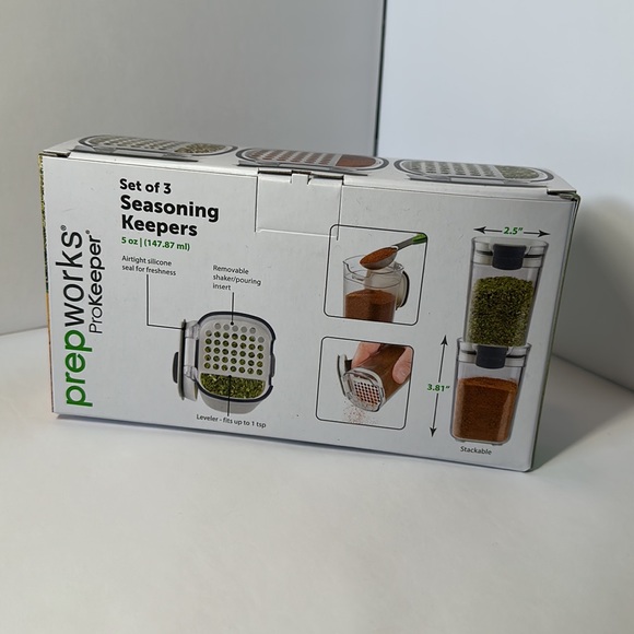 Prepworks Seasoning Keepers, Set of 3 - Picture 2 of 5